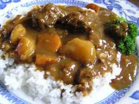 サイコロステーキカレー