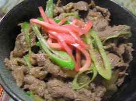 ササッと簡単！牛丼