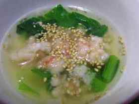 プリプリ海老団子のスープ