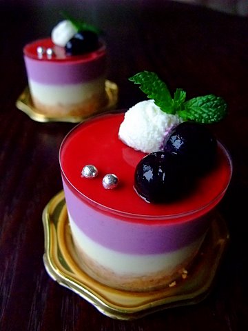 ブルーベリームース レアチーズのヴェリーヌケーキ Yuki S Kitchen 楽天ブログ