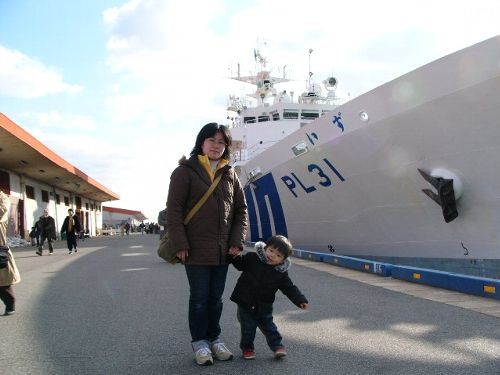 おふね、大きいね！