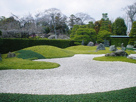 城南宮離宮の枯山水