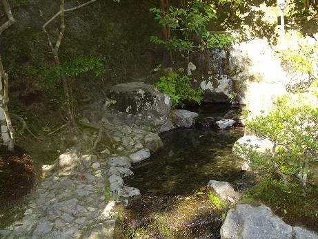 銀閣寺・わき水