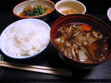 20081216作並温泉・晩御飯その２