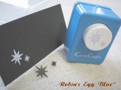 星型くり抜きパンチ。.・：☆