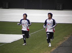 自主練中の宏太＆古部