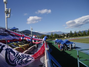 青い空、白い雲、トリコロール。