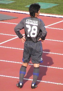 出場を待つキム