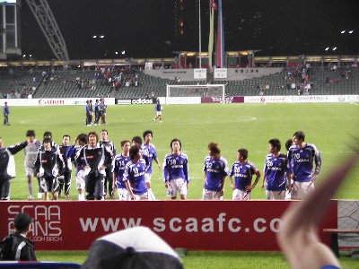 試合終了後の挨拶