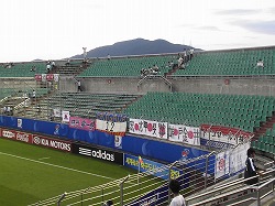 メイン側ゴール裏ダンマク