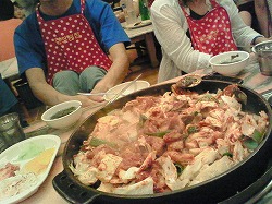 新村でダッカルビ