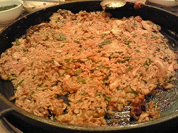 ダッカルビの締めはチャーハンにて