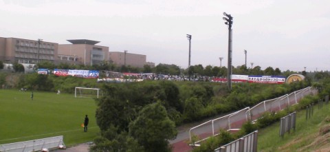 ピッチ1ゴール裏