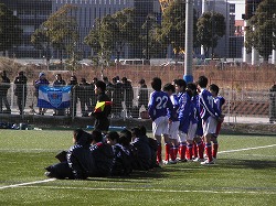 PK戦に臨む両チーム