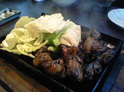 溝口のとり一得で地鶏もも焼