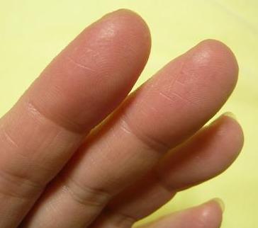 マスク使用後の指