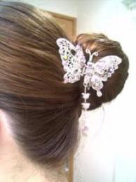 片結びお団子／スワロウテイルチャーム