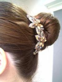 片結びお団子／ビッグツインフラワー