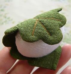 和菓子マグネット・甘美／柏餅２