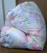 羽毛布団（収納前）