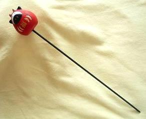 干支のピック／牛さんだるま