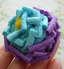 和菓子マグネット・甘美／紫陽花２