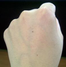 洗い流すと・・