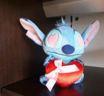 テレビボードの棚（ハートのスティッチ）