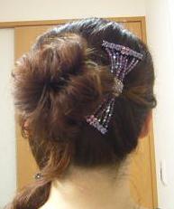 プチクリでふんわりお団子アレンジ／後