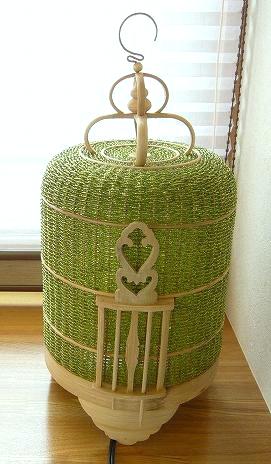 バンブービーズ鳥かごランプ