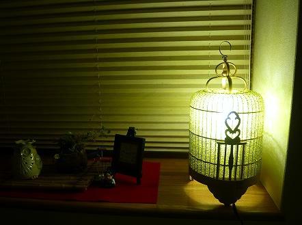 バンブービーズ鳥かごランプ S／ＬＥＤ昼白色