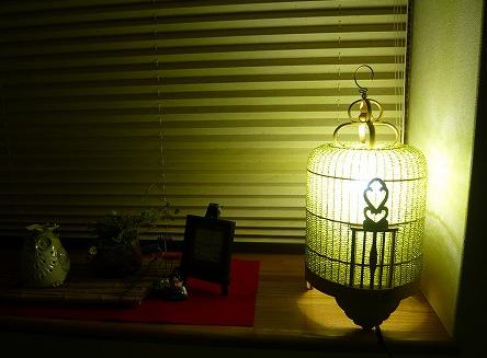 バンブービーズ鳥かごランプ S／ＬＥＤ昼白色２