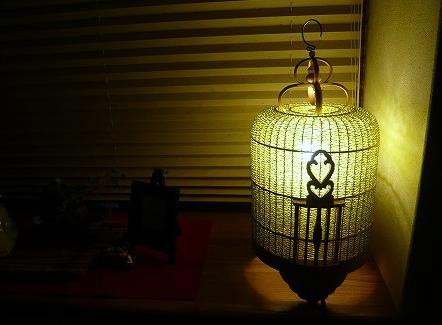 バンブービーズ鳥かごランプ S／ＬＥＤ昼白色３