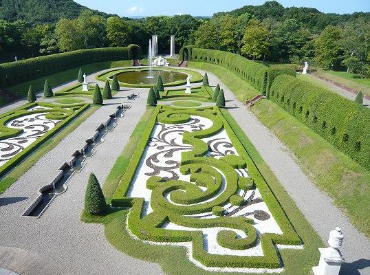 パレス　ハウステンボス／オランダ・バロック庭園（美術館から見た）１