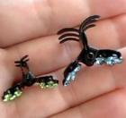 フラワークリップ／大きさ比較（横）