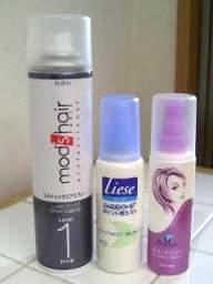 ハードタイプのスプレー＆リキッド