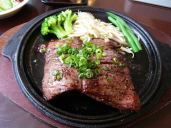 石焼わらじセット（ステーキ）