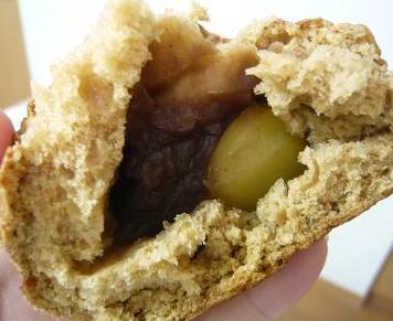 栗と栗あんの美味しいベーグル♪