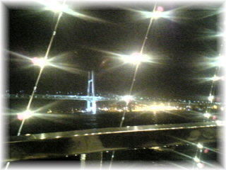 船からベイブリッジ