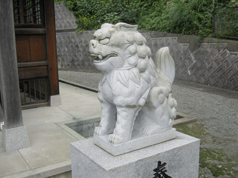 松崎神社　狛犬