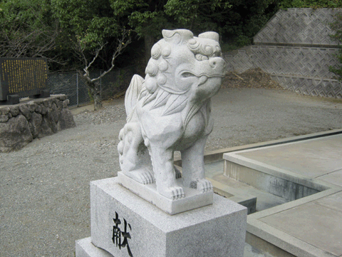 松崎神社　狛犬