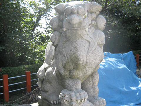 老松神社　狛犬