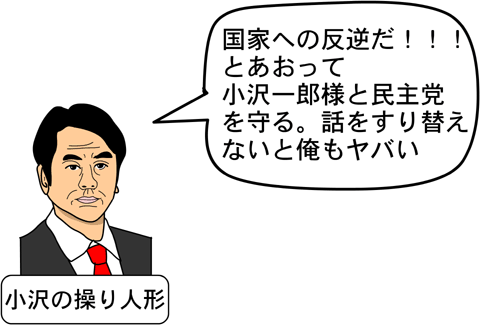 原口元総務大臣　イラスト