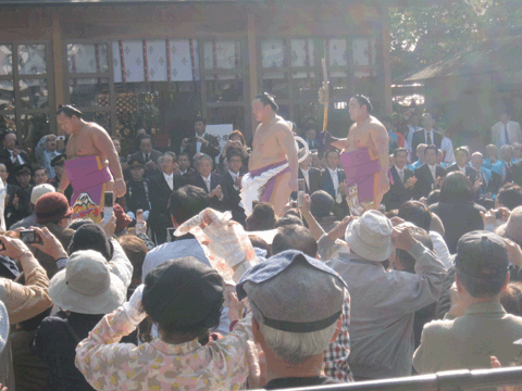 白鳳　横綱　土俵入り