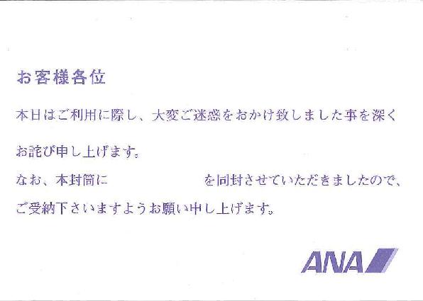 ANAからのお年玉