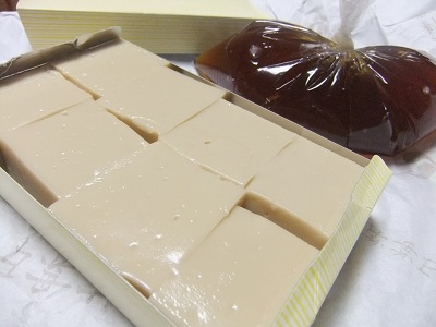 持ち帰り用ごま豆腐