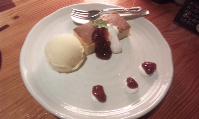 ベイクドチーズケーキ