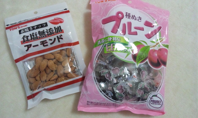 アーモンド、プルーン