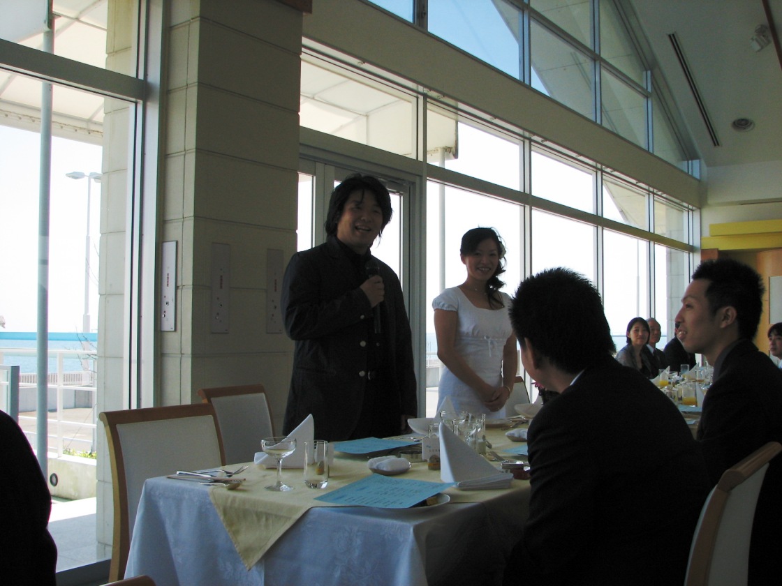 食事会～始めの挨拶