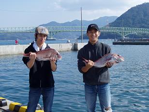 鯛、釣った？？